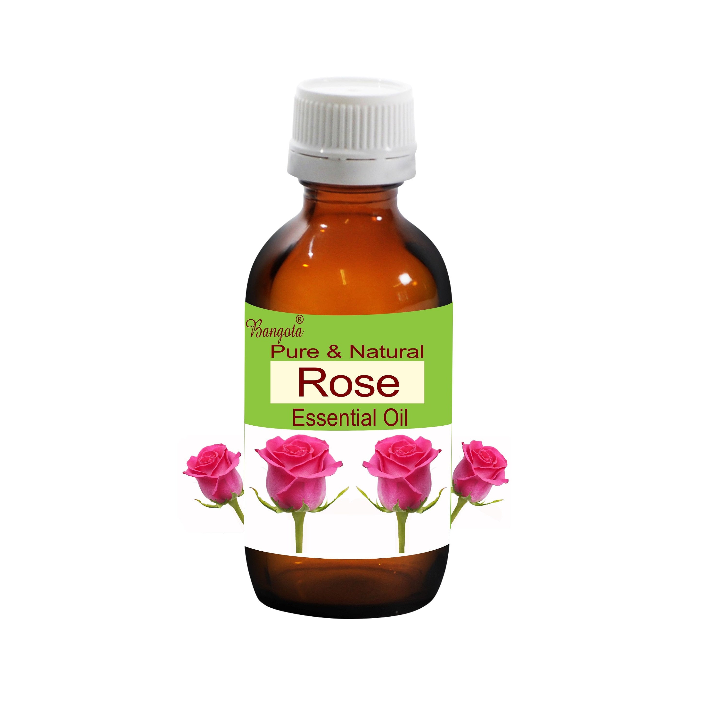 Rose Essential Oil Pure Natural Rosa Damascena Floral Aromatherapy Skincare Massage Perfume