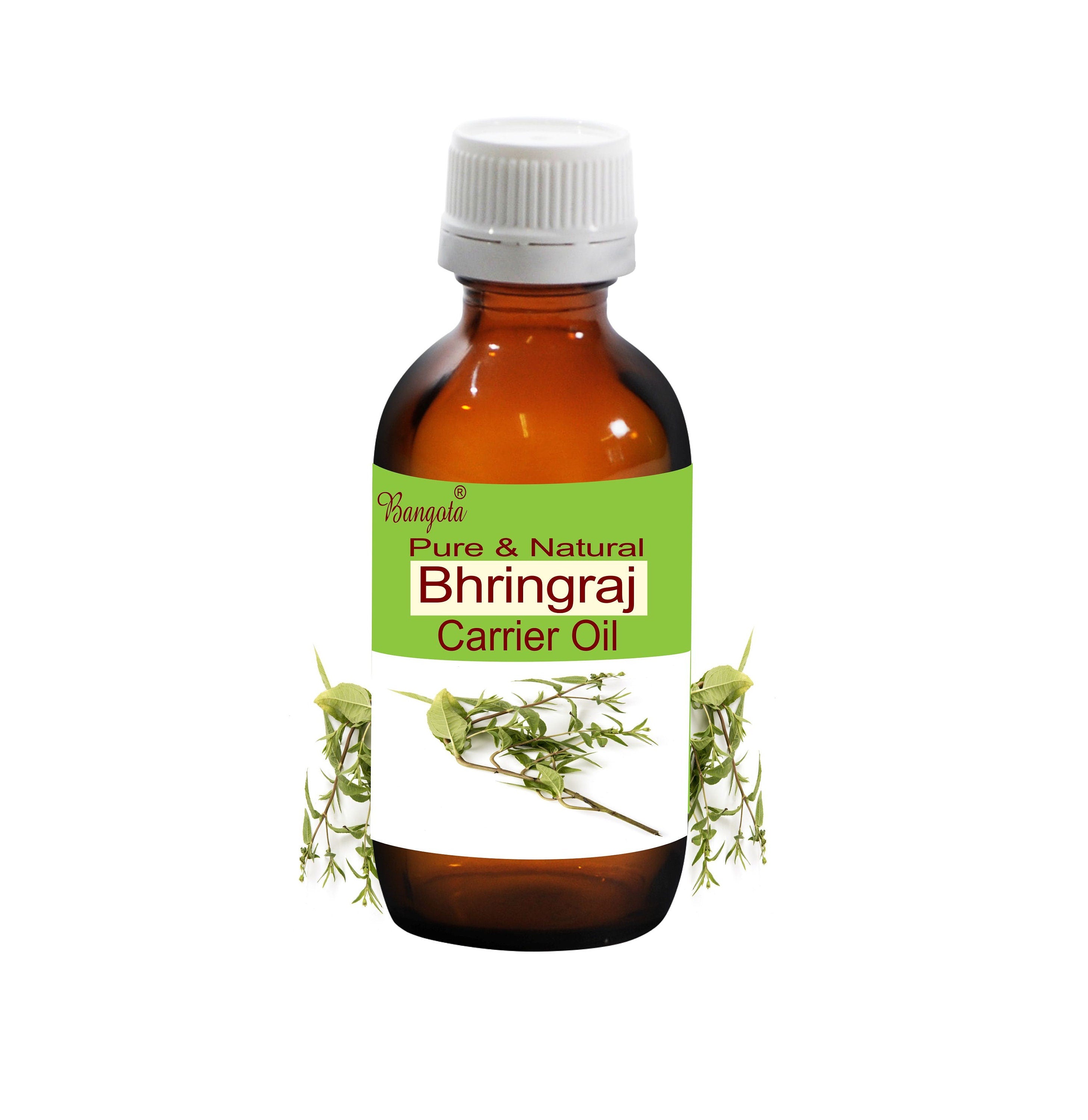 Bhringraj Carrier Oil Pure Natural Healthy Hair Growth Eclipta Alba by Bangota