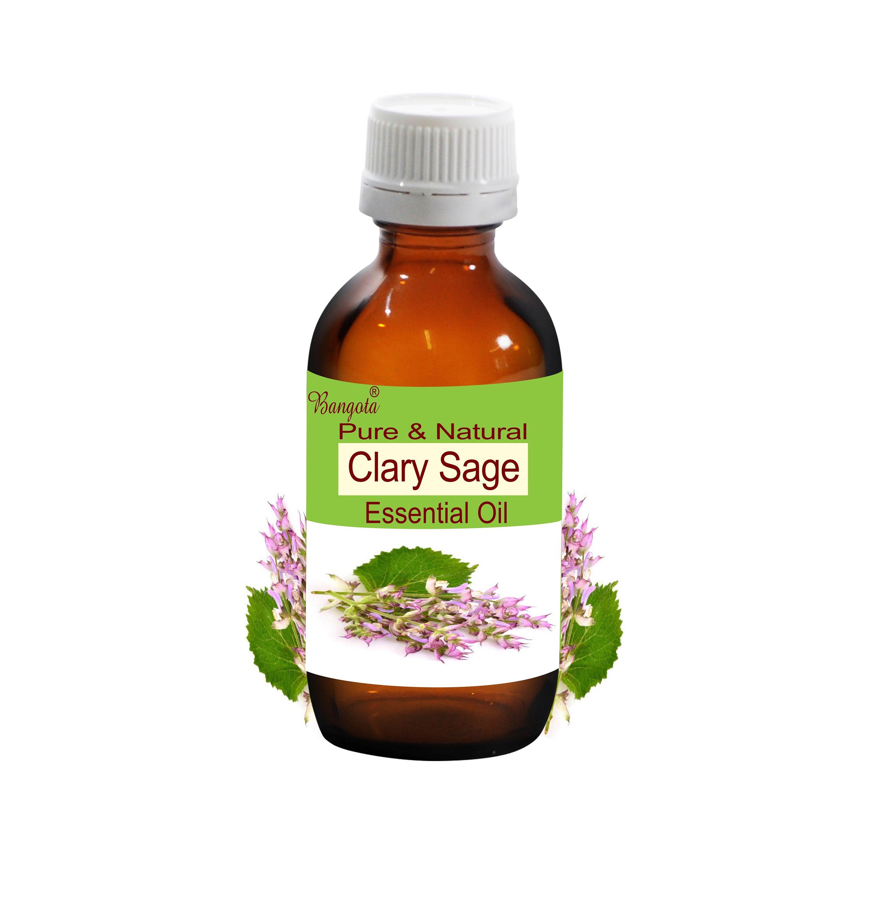 Clary Sage Essential Oil Pure Natural Salvia sclarea Aromatherapy Diffuser Massage Perfumery