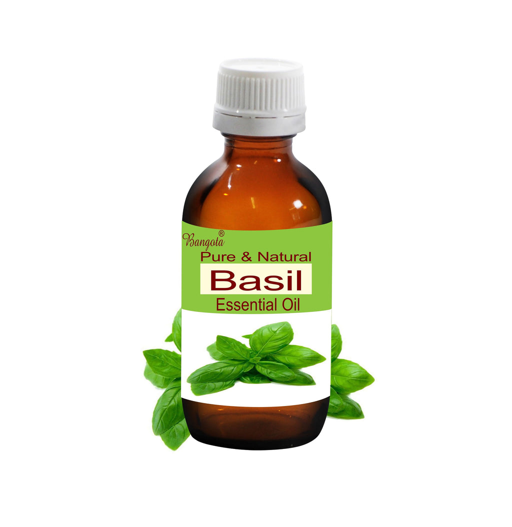 Basil Essential Oil Pure Natural Ocimum Basilicum Herbal Fresh Aromatherapy Diffuser Massage
