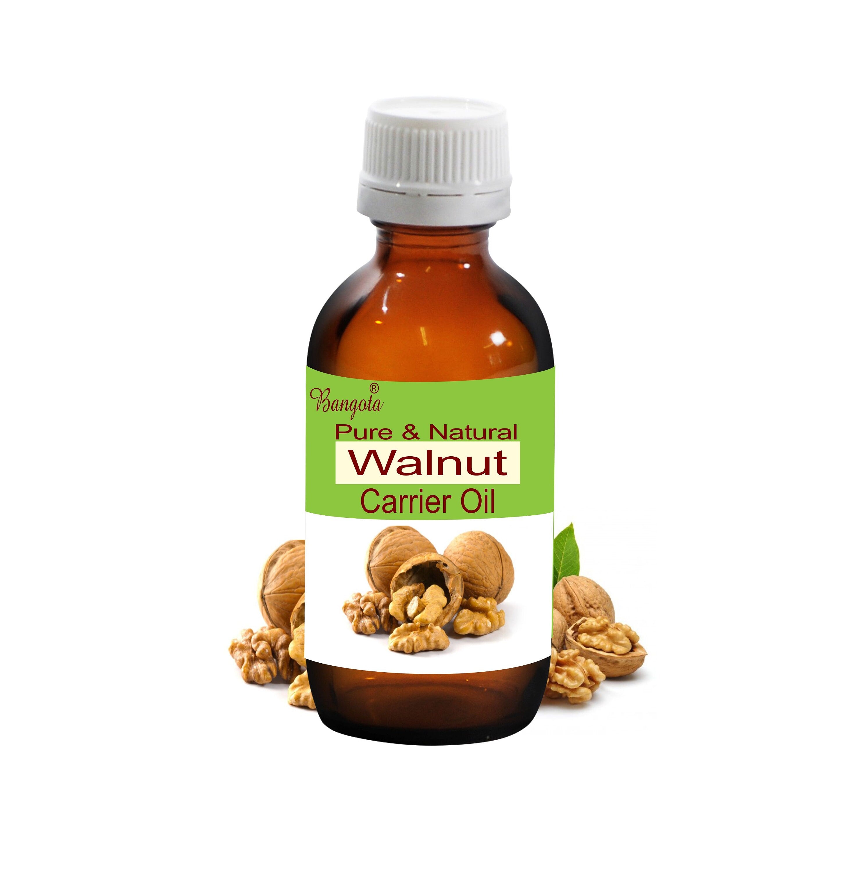 Walnut Carrier Oil Pure Natural Cold Pressed Nourishing Skin Hair by Bangota