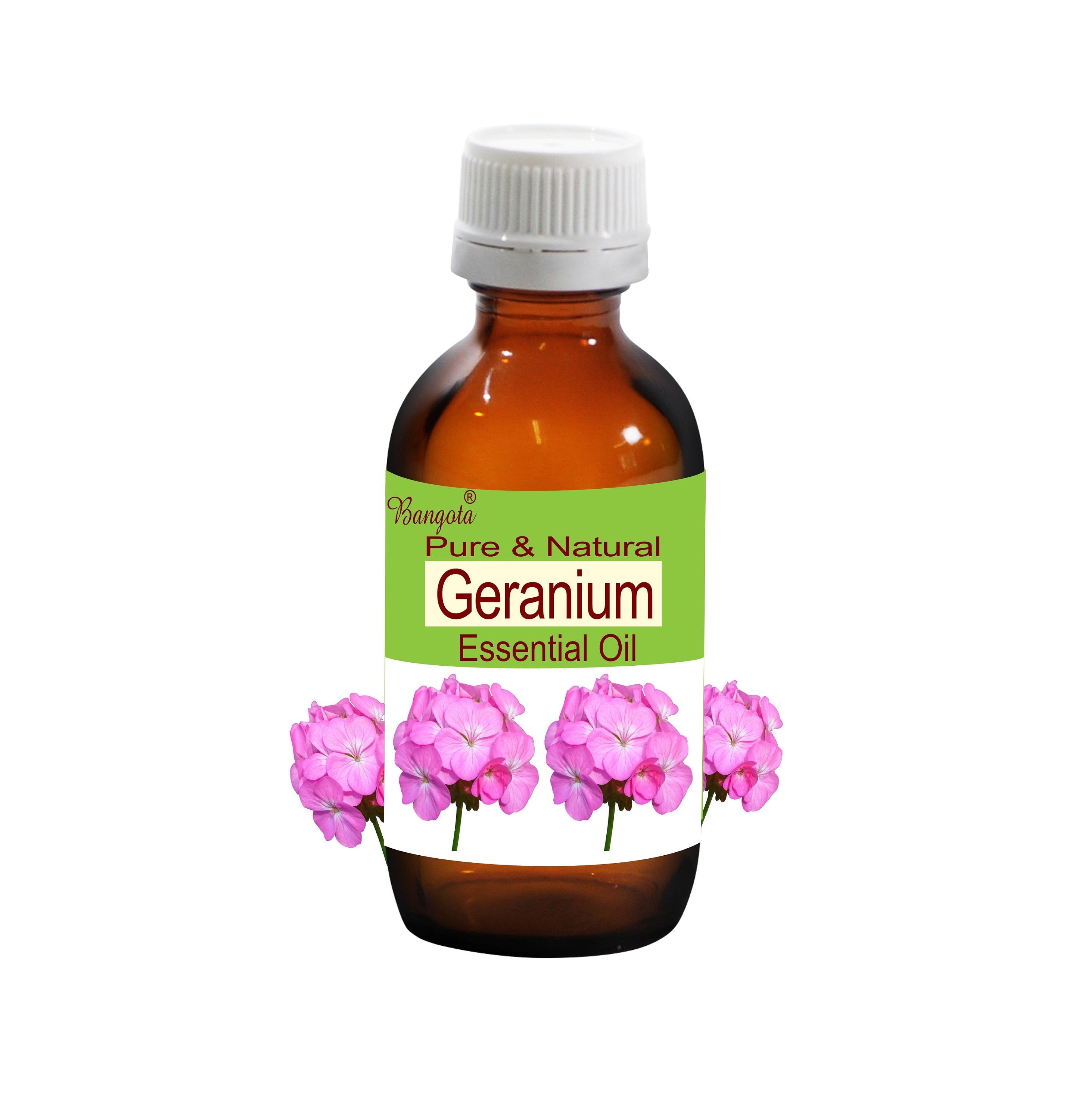 Geranium Essential Oil Pure Natural Aromatherapy Skincare by Bangota