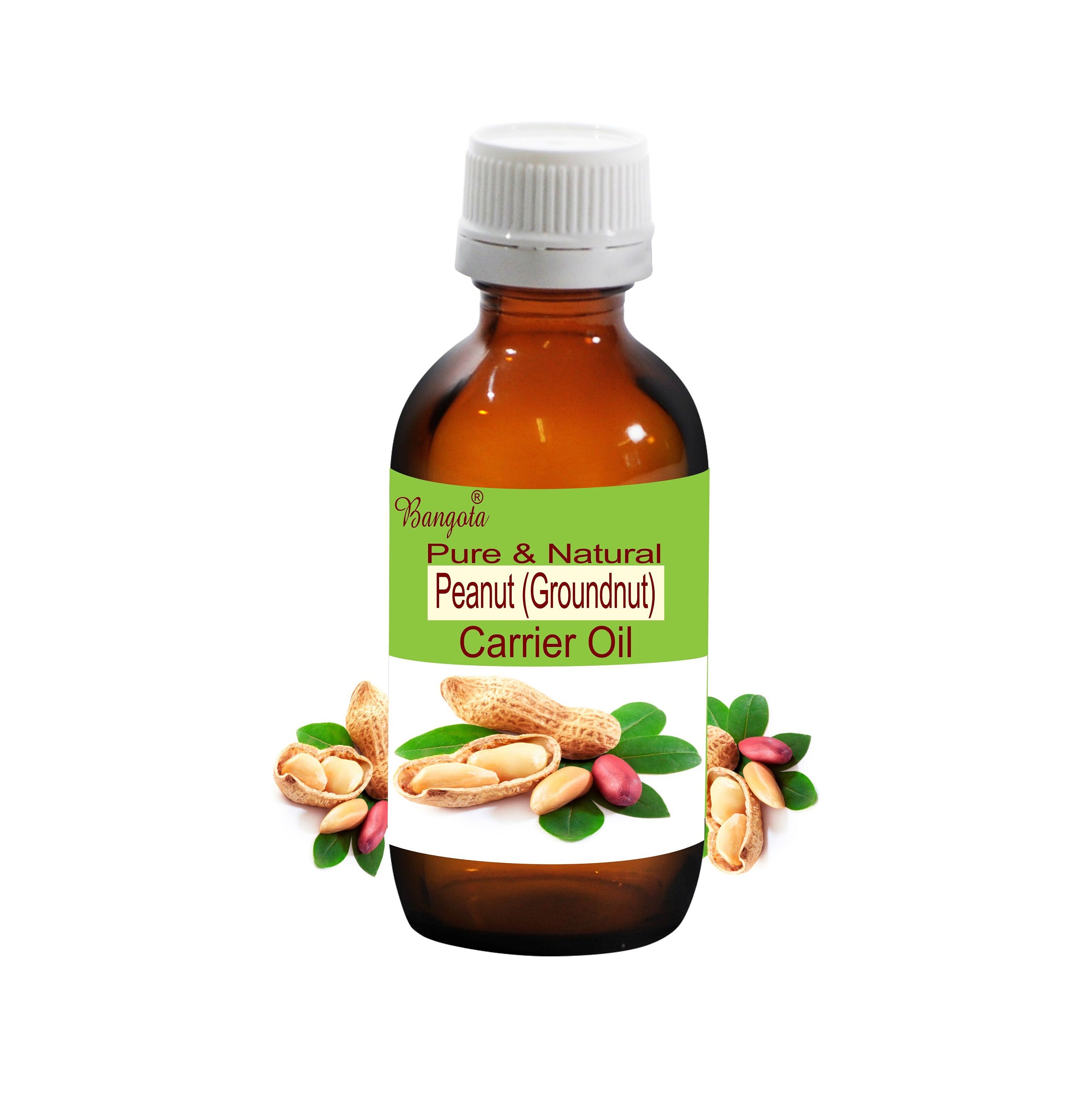 Peanut Carrier Oil - Natural Arachis Hypogaea Oil Nourishing by Bangota