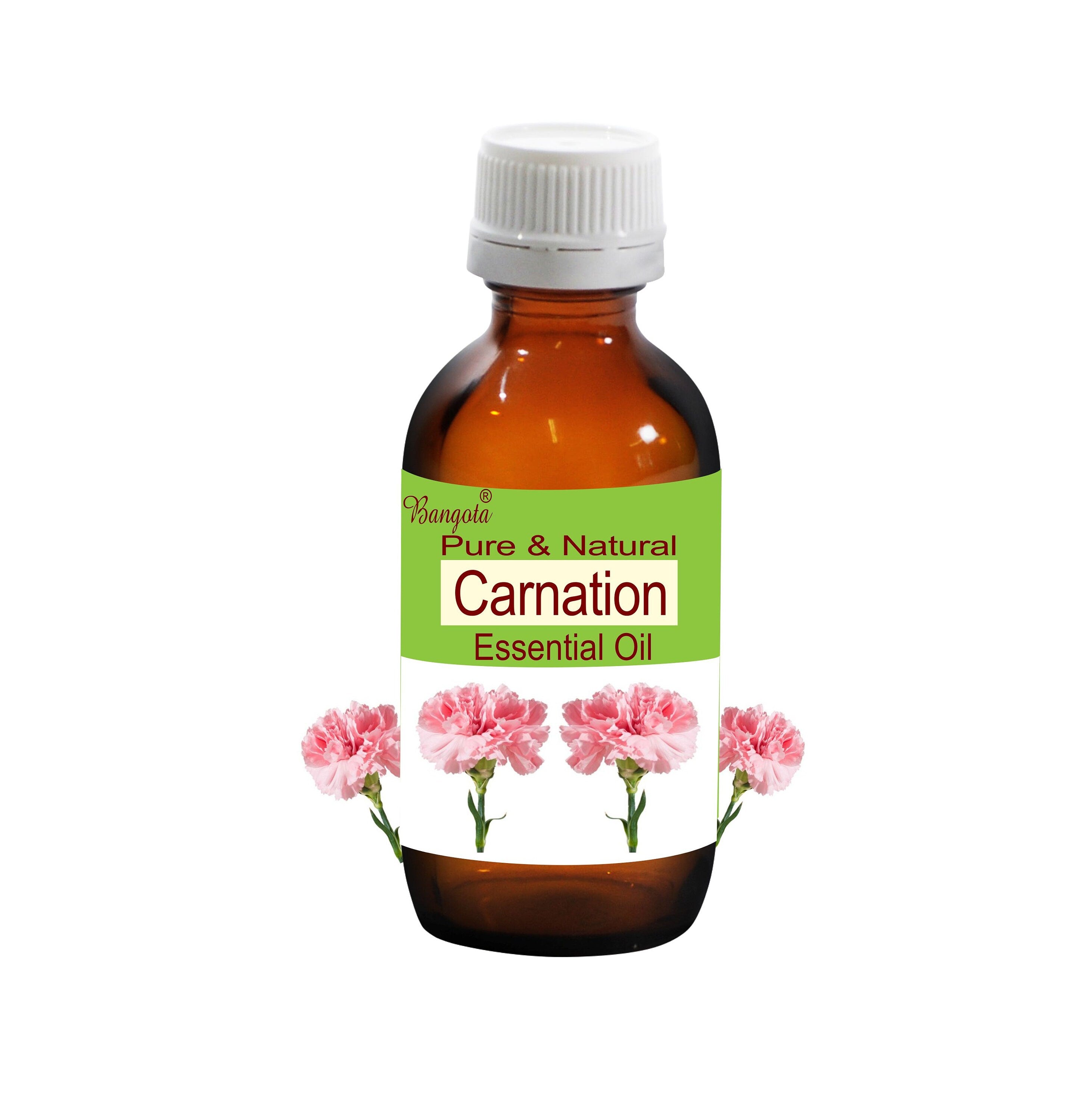 Carnation Essential Oil Pure Natural Dianthus Caryophyllus Aromatherapy Skincare Perfume Floral Diffuser Massage