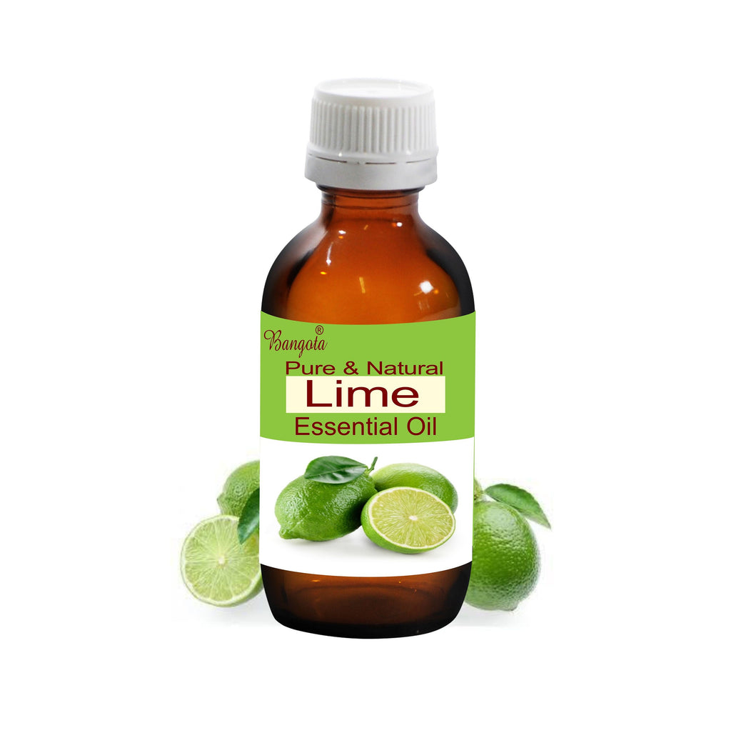Lime Essential Oil, Citrus Aurantifolia Pure Natural Cold Pressed Aromatherapy by Bangota