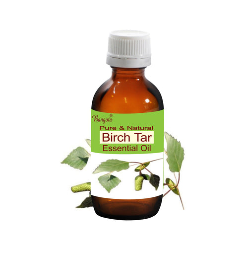 Birch Tar Essential Oil Pure Natural Betula Alba Earthy Aromatherapy Massage DIY Diffuser Use