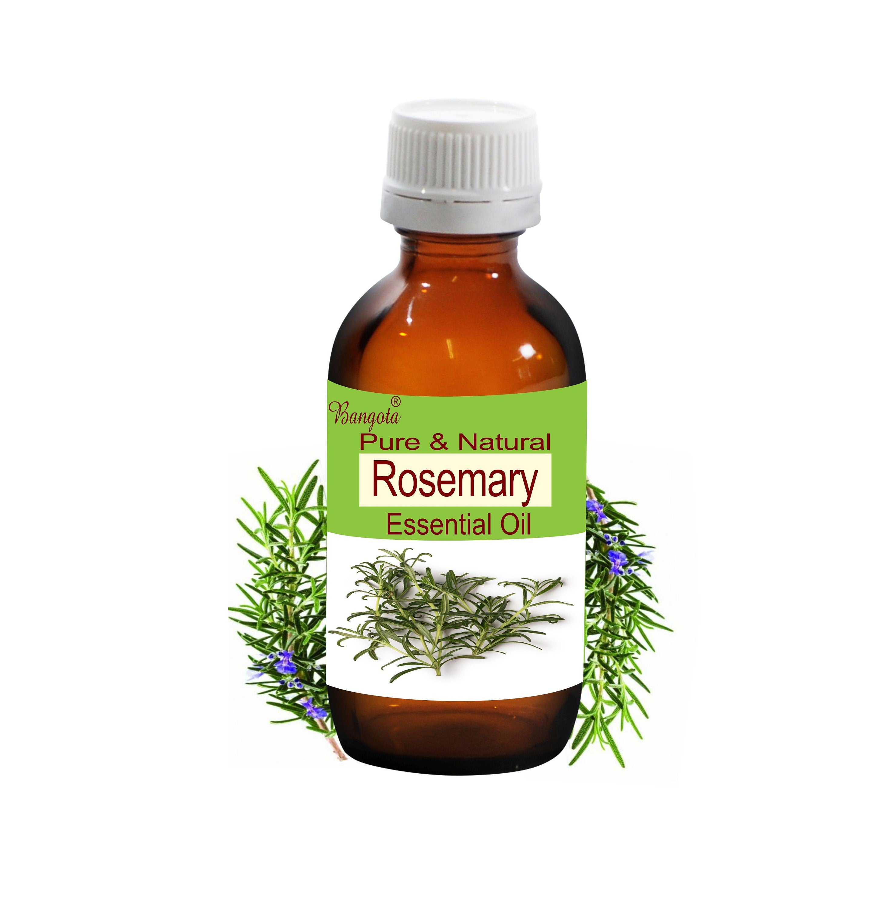 Rosemary Essential Oil Pure Rosmarinus Officinalis Natural Hair Growth Scalp Care Aromatherapy