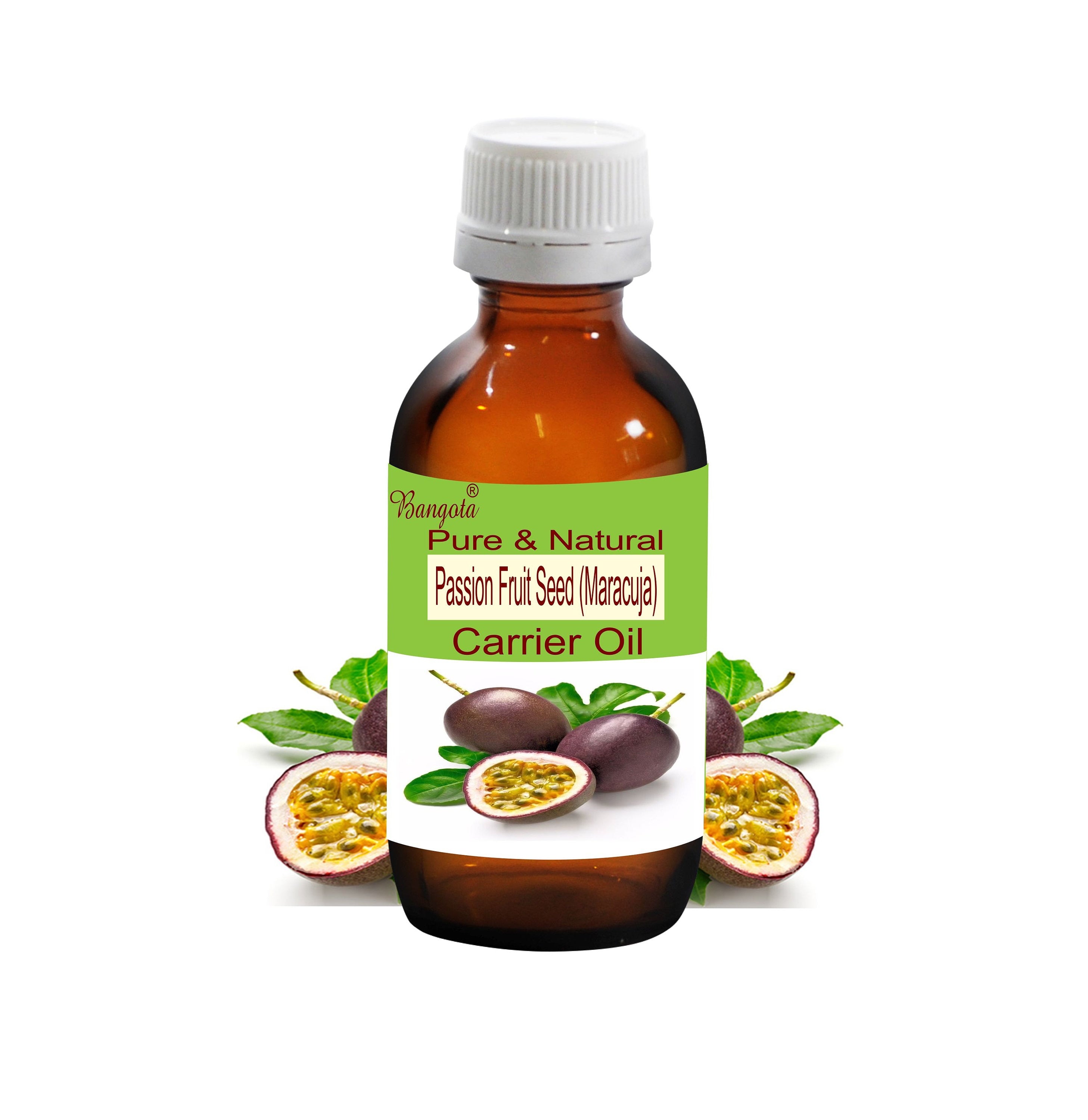 Passion Fruit Seed Oil Pure Maracuja, Natural Carrier Oil Skin Hair Care by Bangota