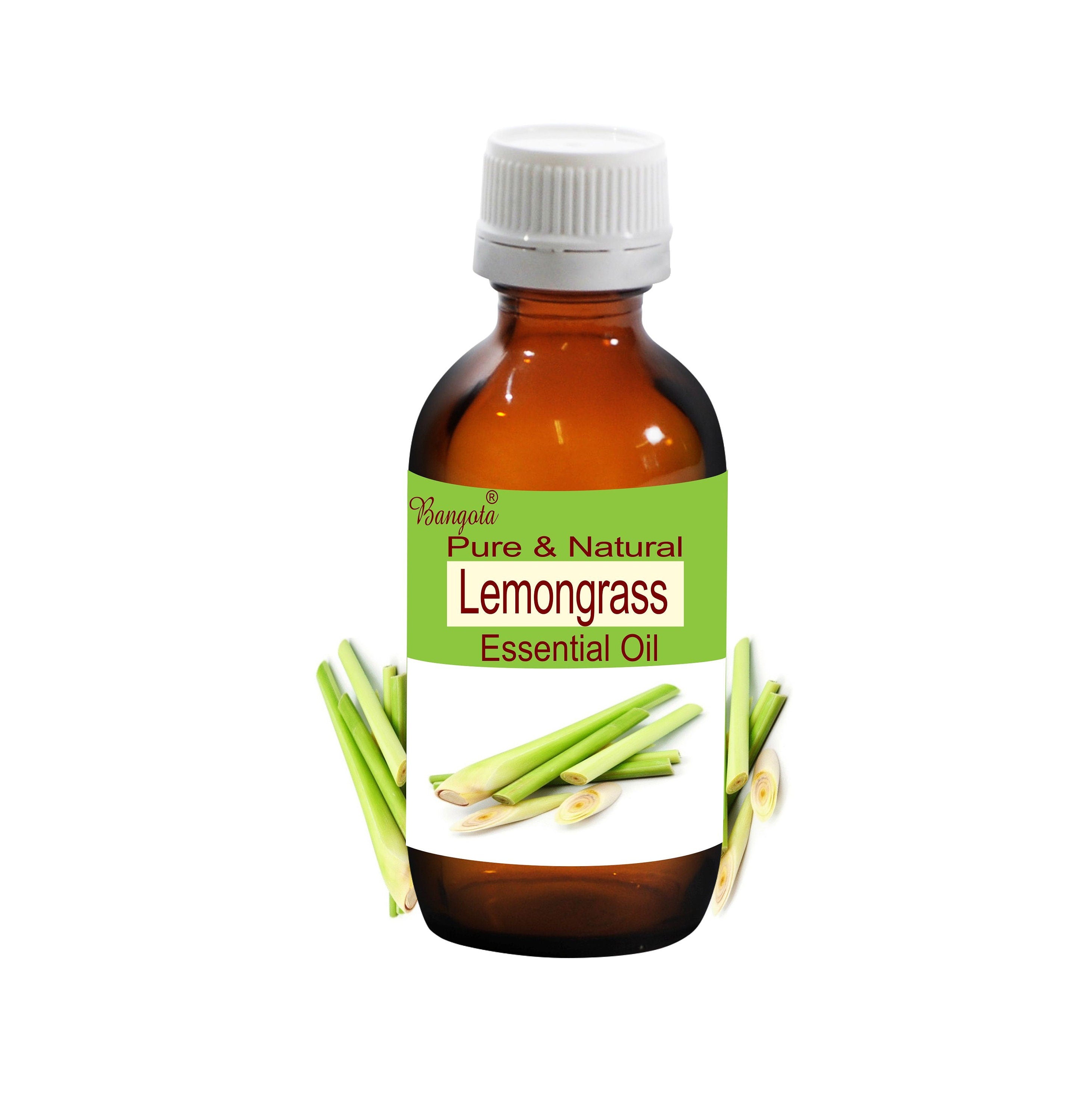 Lemongrass Essential Oil Pure Natural Fresh Aromatherapy by Bangota