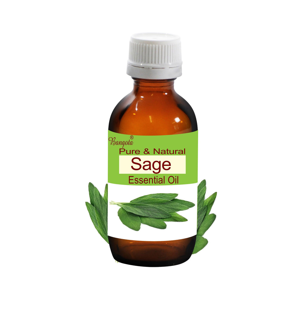 Sage Essential Oil Pure Natural Salvia Officinalis Aromatherapy Massage Diffuser Skincare Wellness