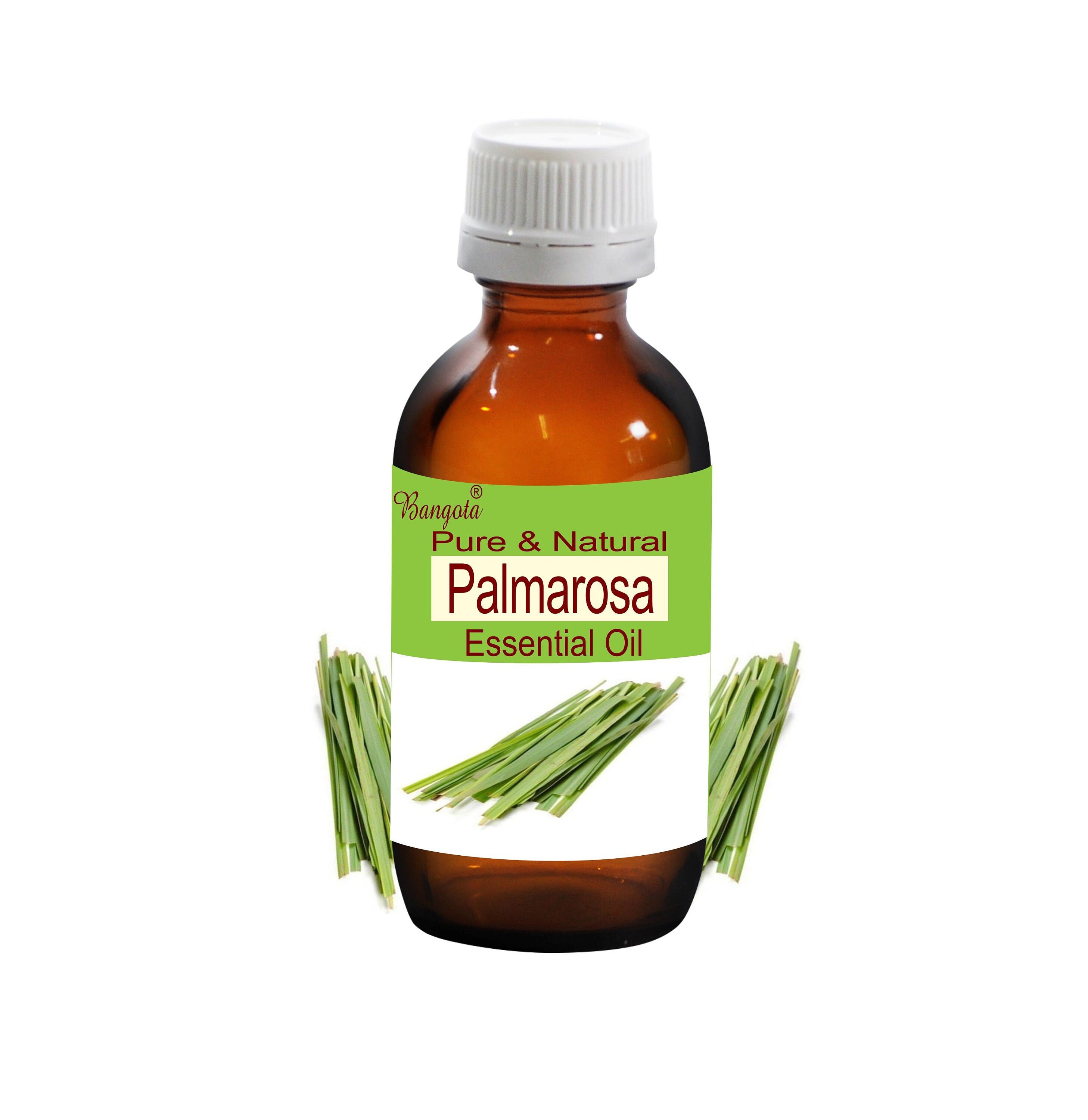 Palmarosa Essential Oil Pure Natural Aromatherapy Cymbopogon Martini by Bangota