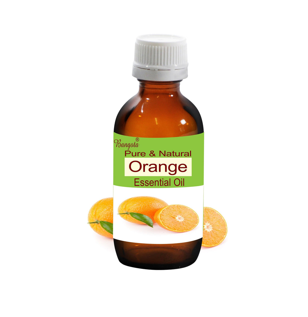 Orange Essential Oil Pure Citrus Sinensis Cold Pressed Refreshing Citrus Aroma by Bangota