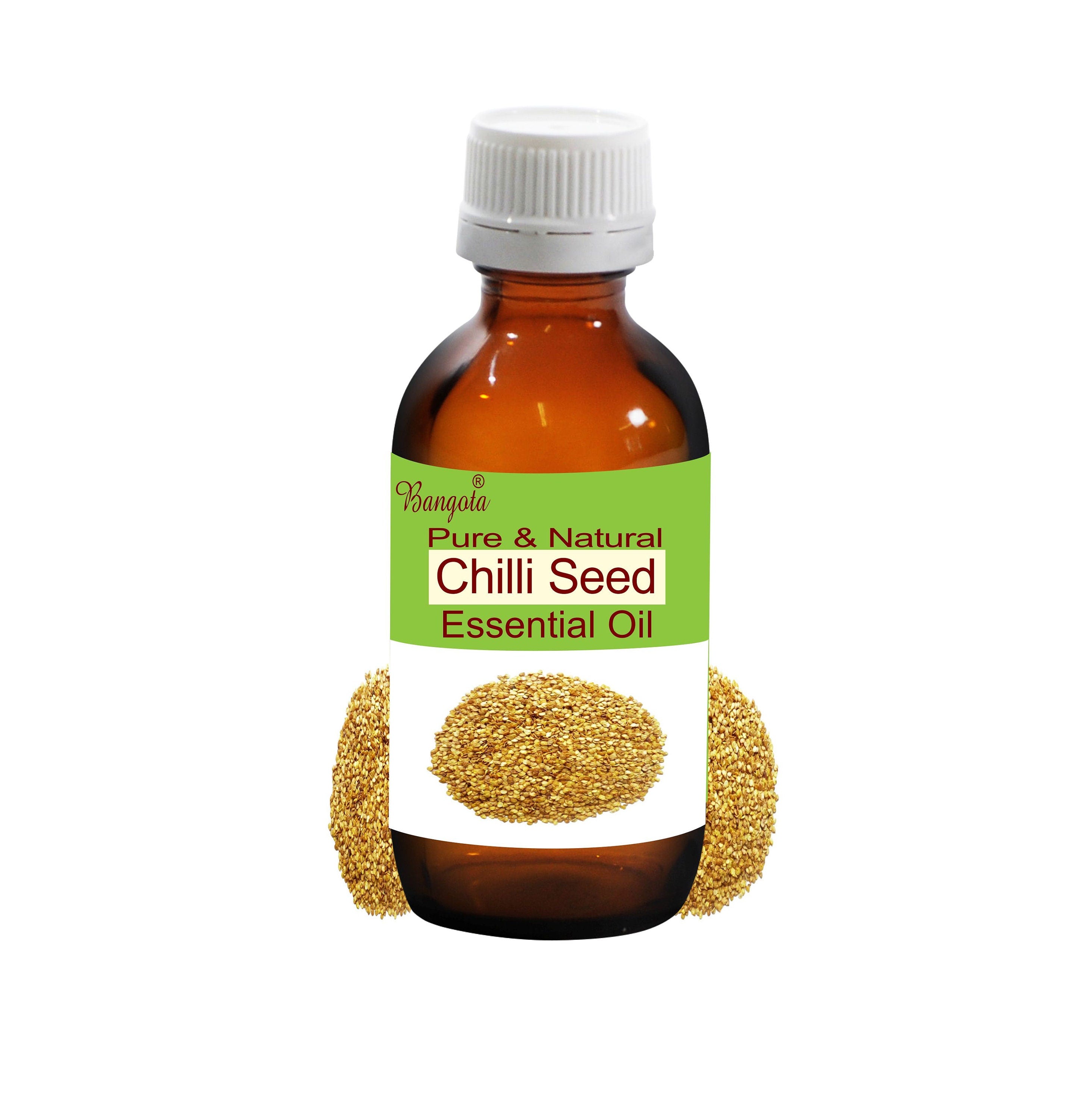Chilli Seed Essential Oil Pure Natural Capsicum annuum Warming Massage Aromatherapy by Bangota