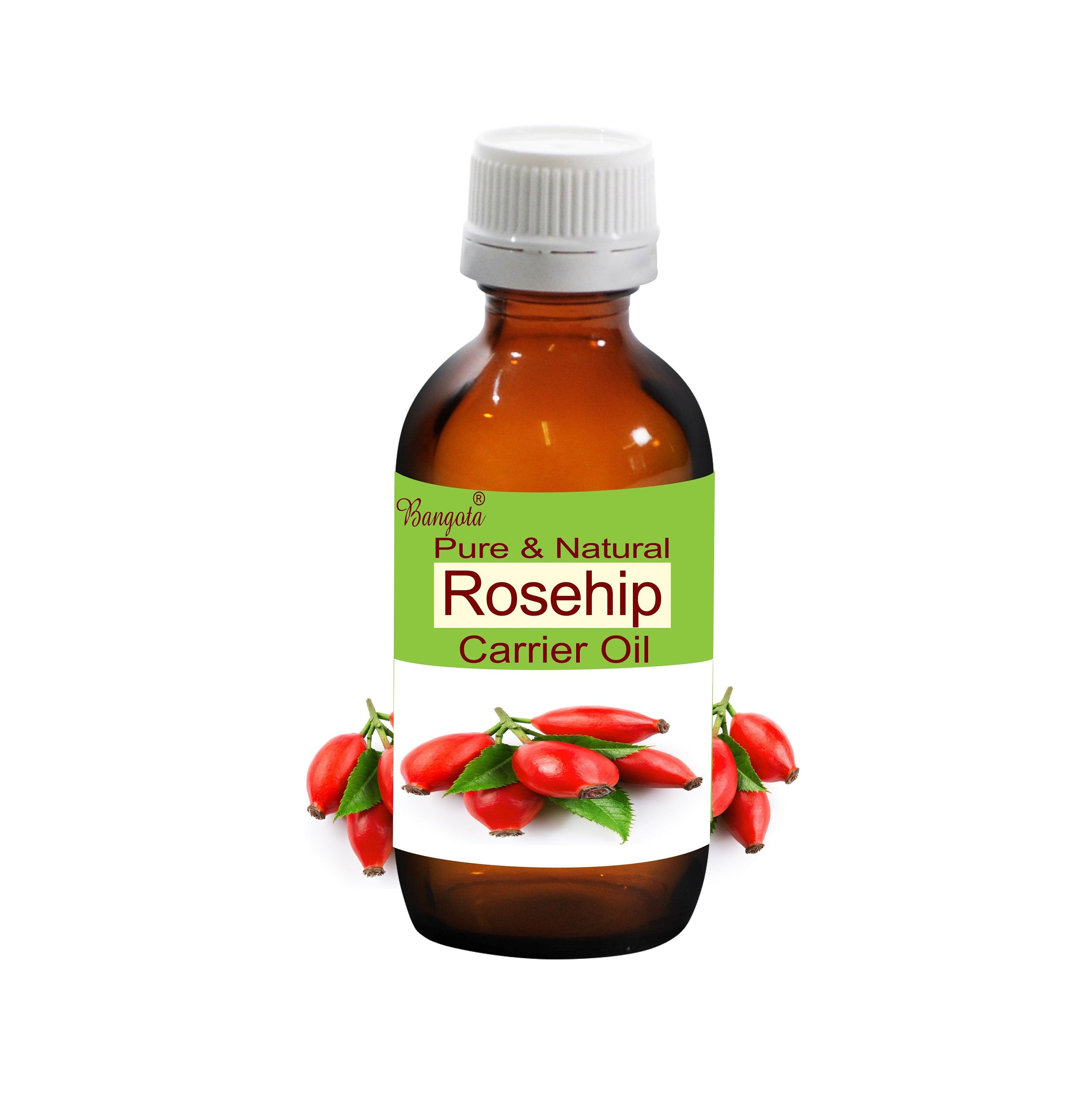 Rosehip Seed Carrier Oil Rosa Rubiginosa Pure Natural Nourishing Skin Care by Bangota