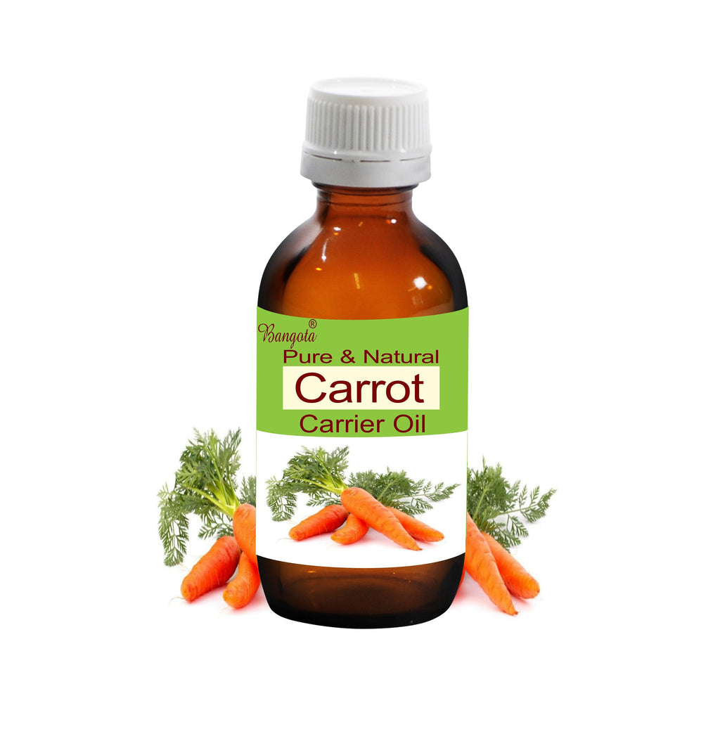 Carrot Carrier Oil Pure Natural Cold Pressed Daucus Carota Nourishing Skin Care by Bangota