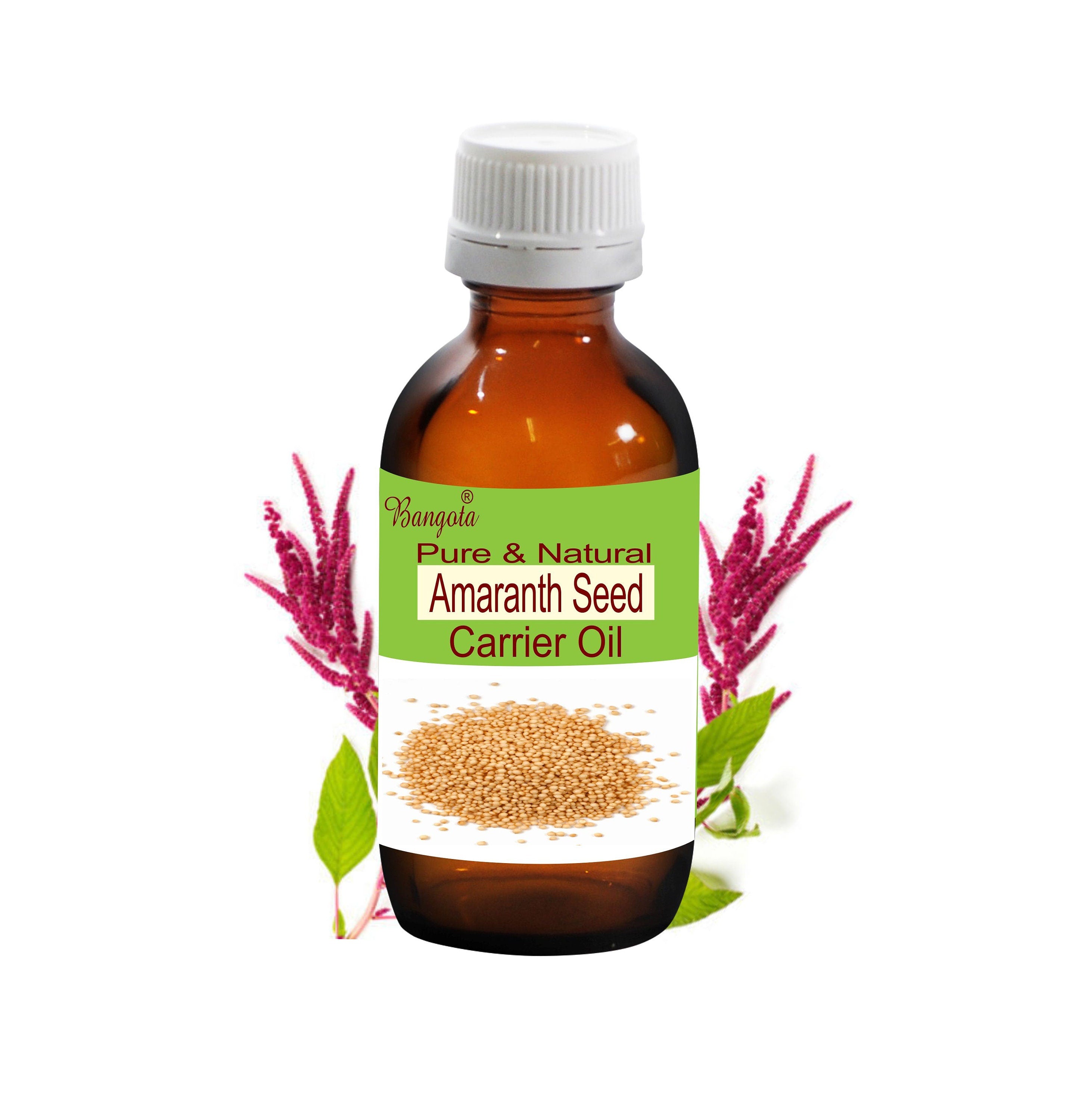 Amaranth Seed Carrier Oil Pure Natural Nourishing Skin Hair Care by Bangota