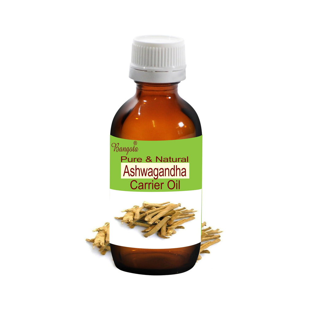 Ashwagandha Carrier Oil, Pure Withania Somnifera Natural Massage by Bangota