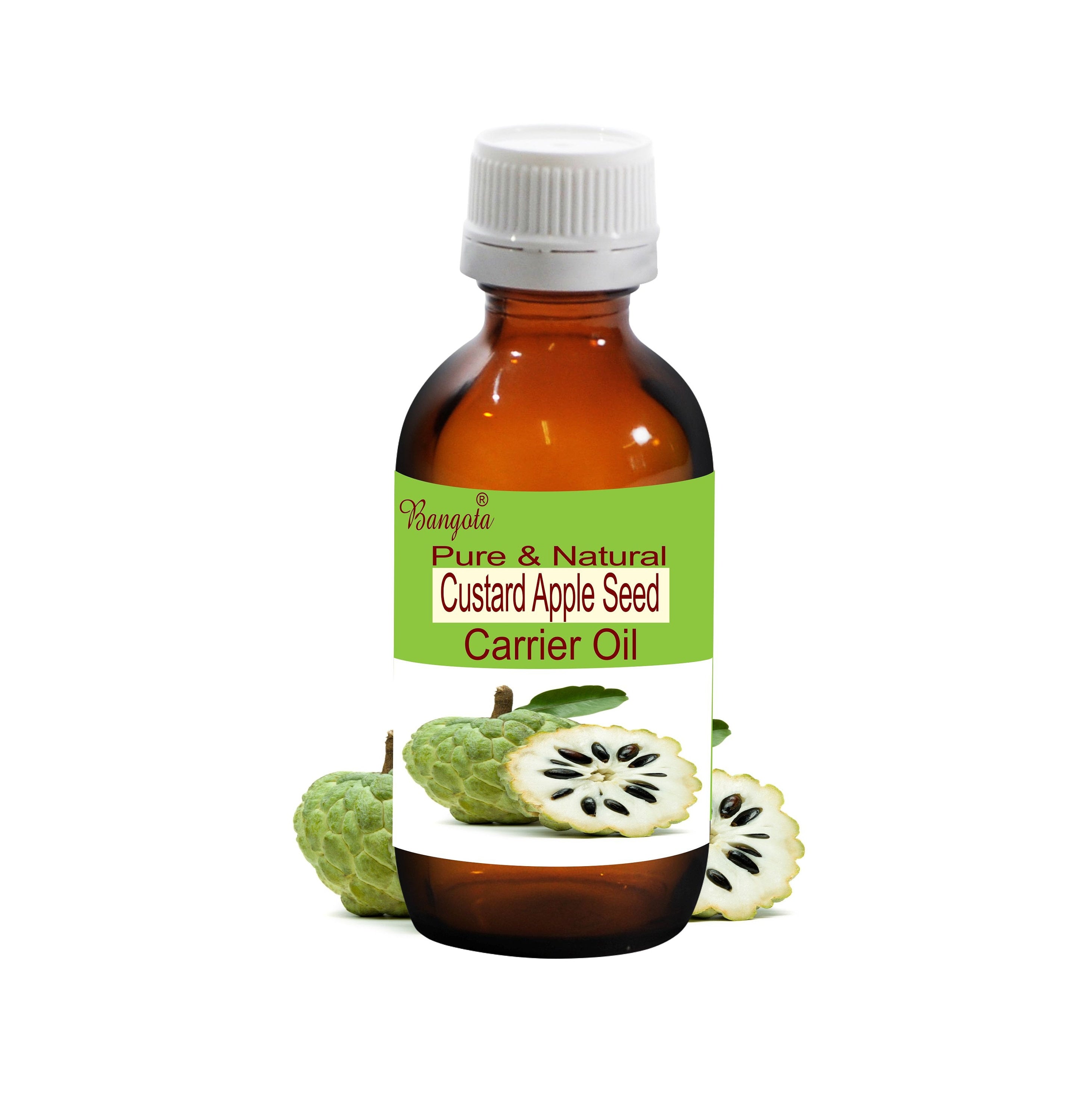 Custard Apple Seed Carrier Oil Pure Natural Skin Hair Care Annona Squamosa by Bangota