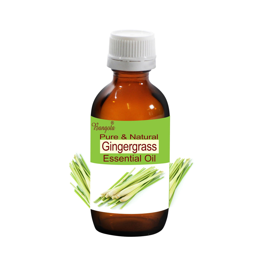 Gingergrass Essential Oil, Pure Cymbopogon Martini for Aromatherapy by Bangota
