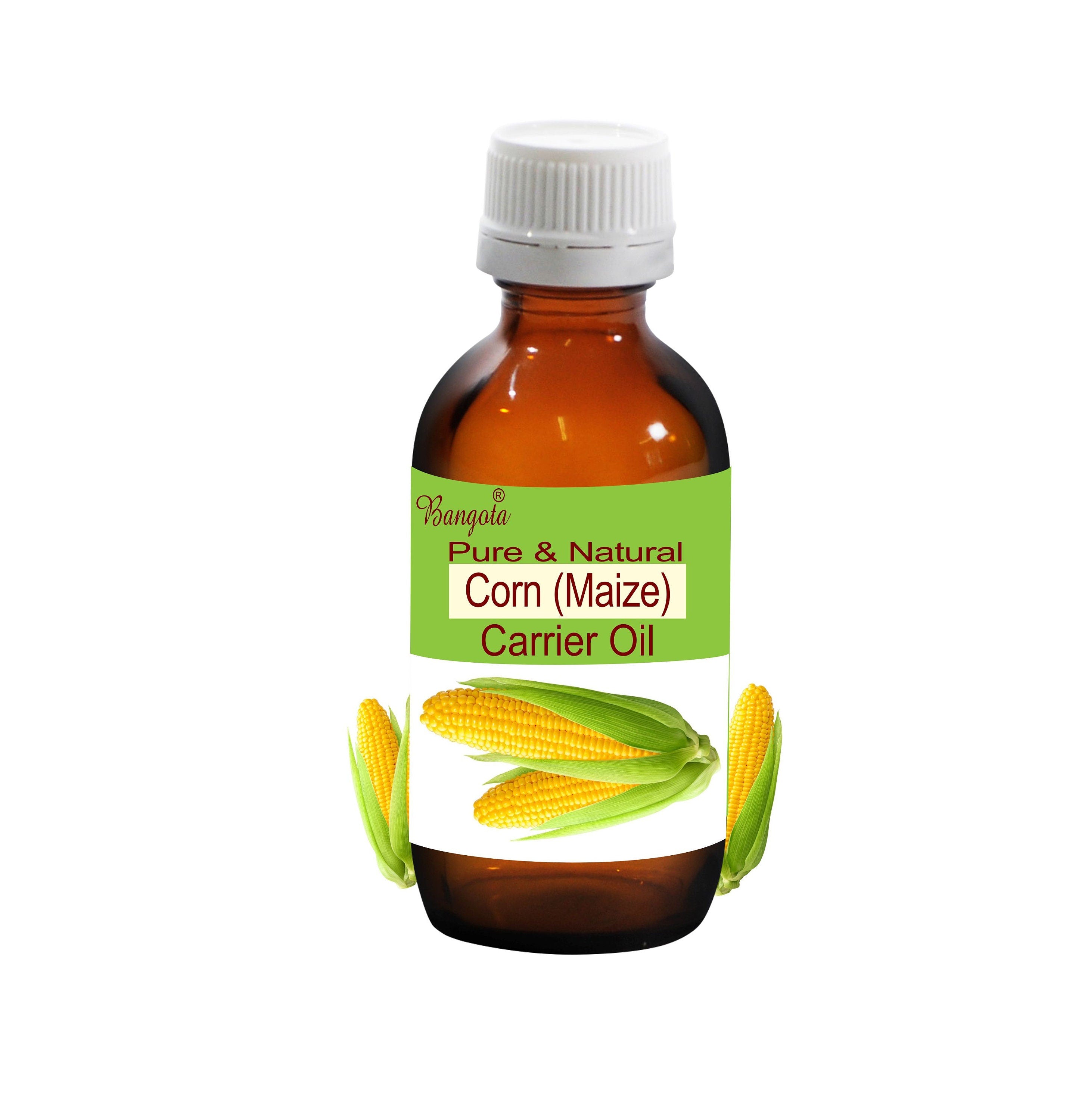 Corn Carrier Oil Pure Natural Cold Pressed Nourishing Zea Mays by Bangota