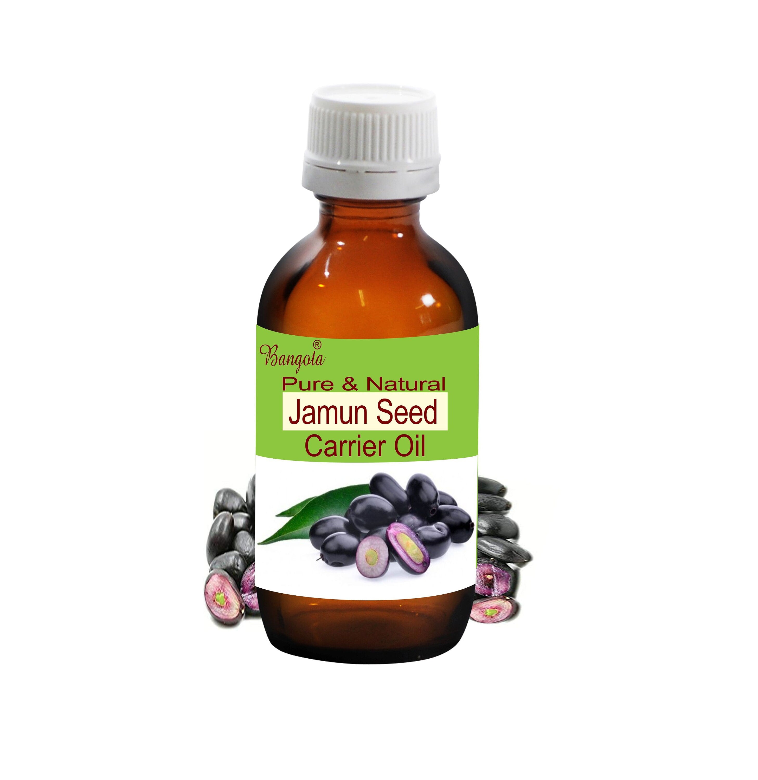Jamun Seed Oil, Pure Natural Carrier Oil for Nourishing Skin Hair by Bangota