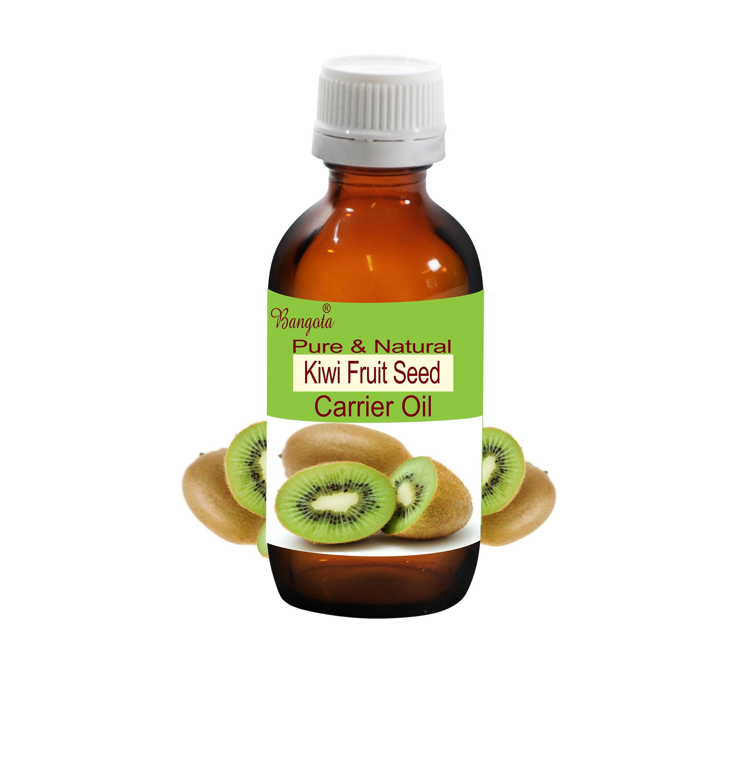 Kiwi Fruit Seed Carrier Oil: Pure, Natural, Anti-Aging Skin Hydration by Bangota