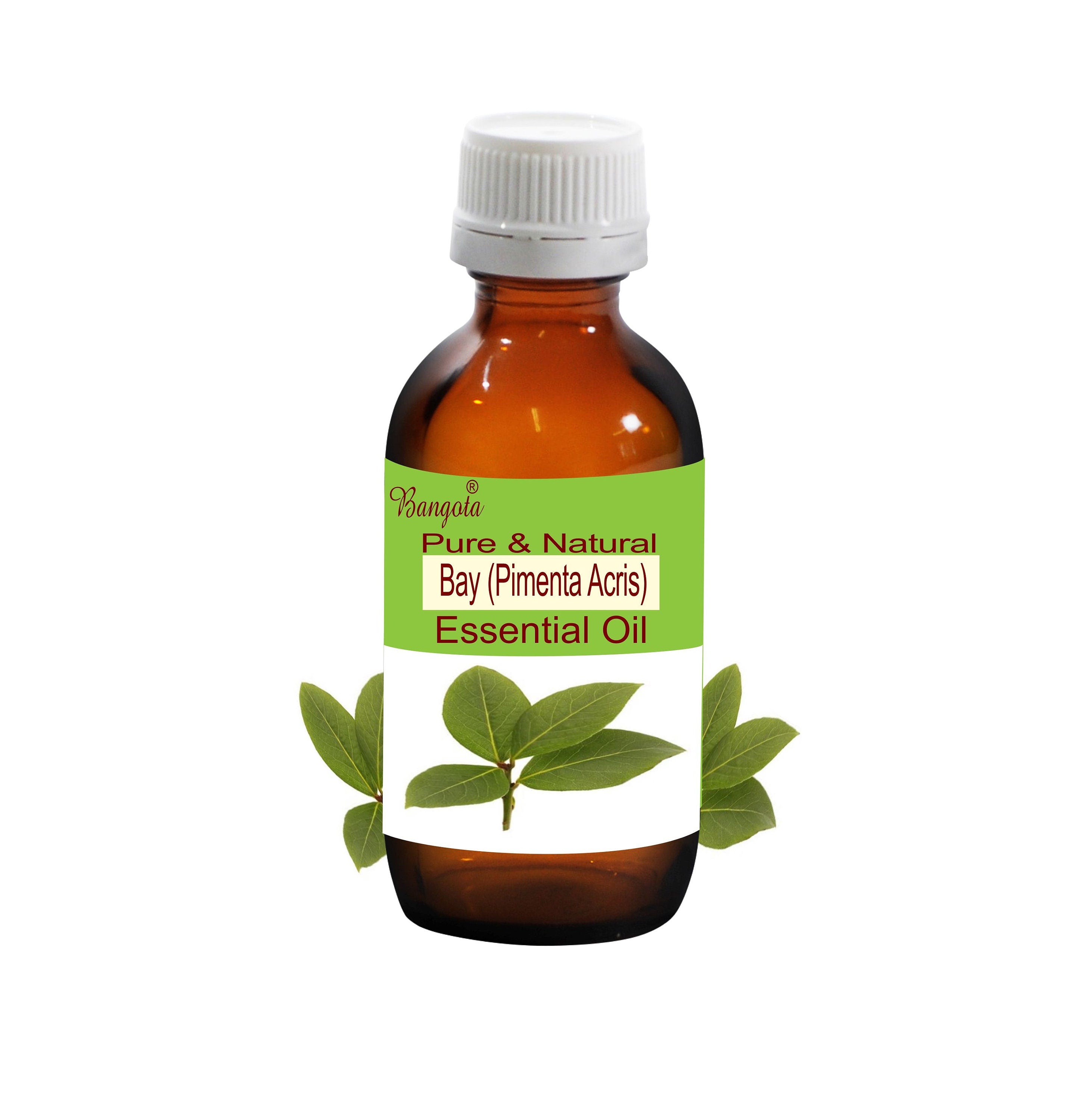 Bay (Pimenta Acris) Essential Oil Pure Natural Pimenta Racemosa Hair Care Aromatherapy Diffuser Massage