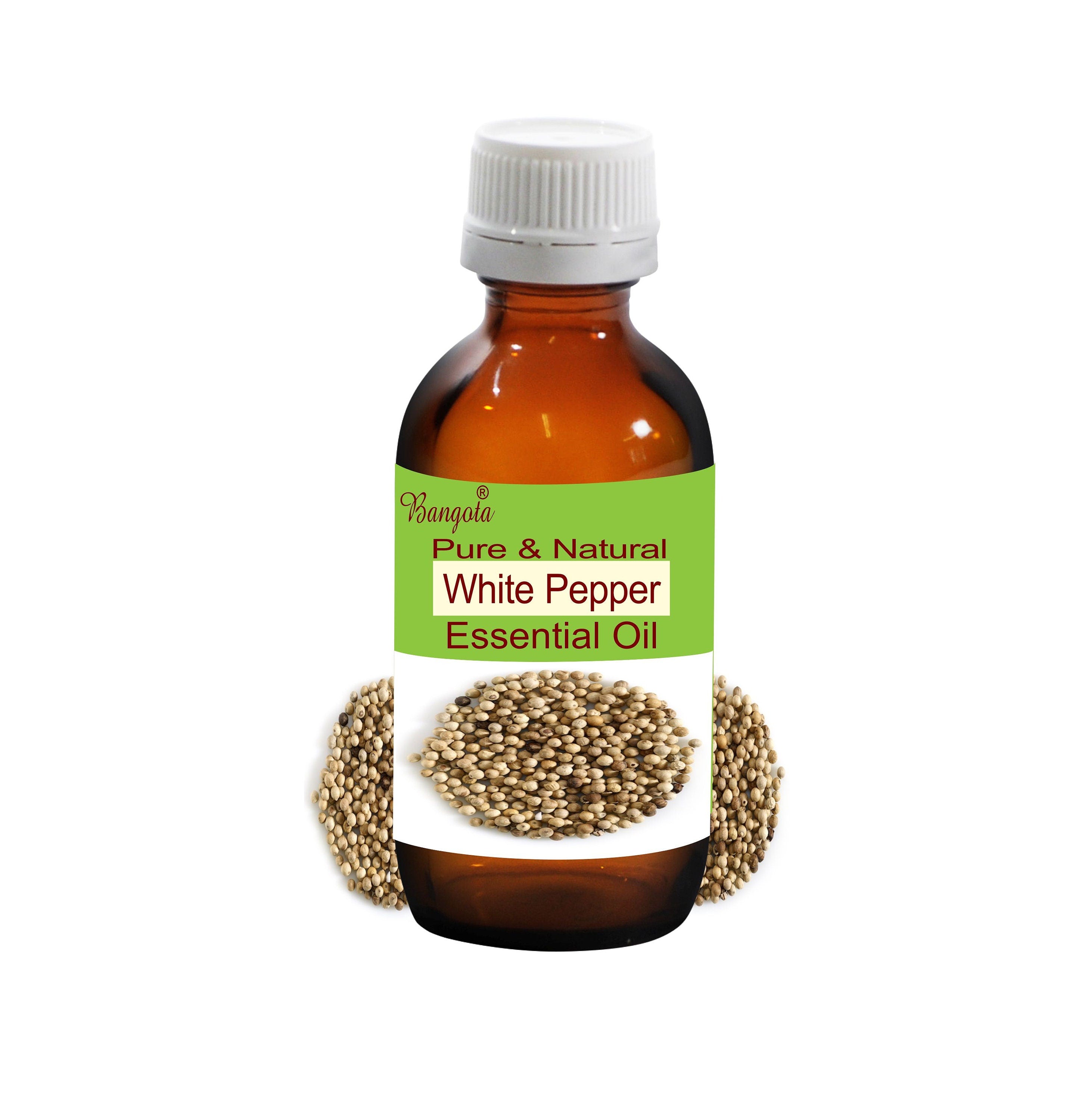 White Pepper Essential Oil Pure Natural Piper Nigrum Aromatherapy Massage Diffuser Wellness
