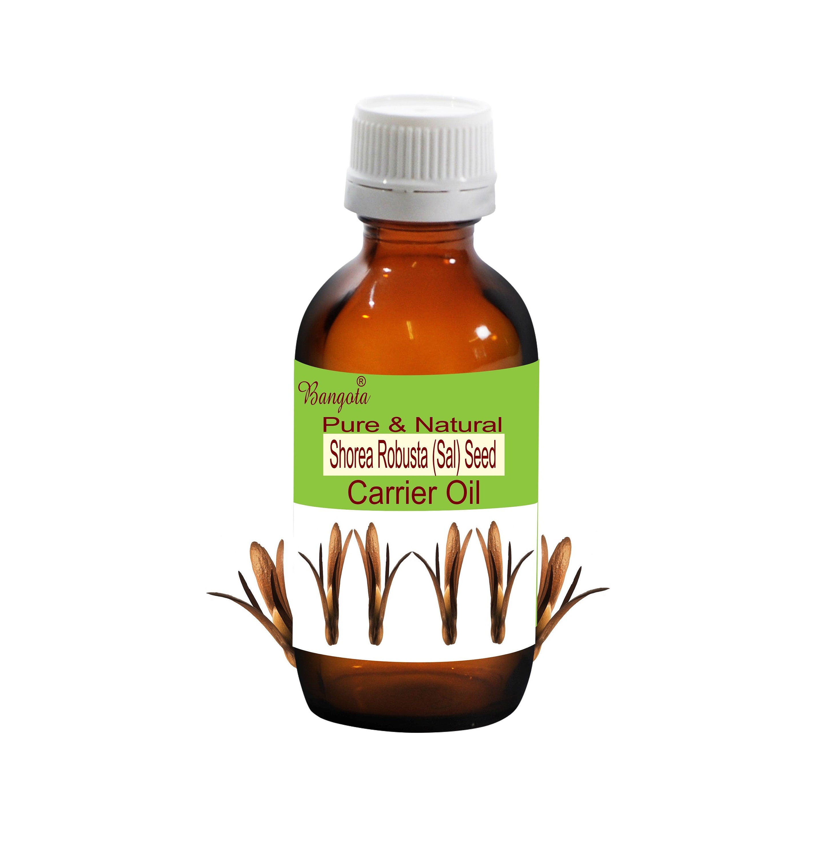 Sal Seed Oil Cold Pressed Natural | Shorea Robusta Skin Hair Body Massage | Bangota