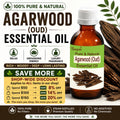 Agarwood Oud Oil Natural Essential Oil Long Lasting Woody Luxury Fragrance Aromatherapy Perfume