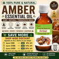 Amber Essential Oil Natural Warm Resin Fragrance Calming Aromatherapy Diffuser Massage Oil Pure