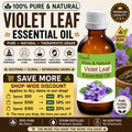 Violet Leaf Essential Oil Natural Floral Calming Aromatherapy Skin Care Hydrating Hair Care Pure