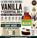 Vanilla Essential Oil Pure Natural Vanilla Planifolia Sweet Aromatherapy Perfumery Massage Diffuser Use
