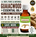 Guaiacwood Essential Oil Pure Natural Woody Aroma Aromatherapy Massage Perfume DIY Skincare Use