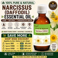 Narcissus (Daffodil) Essential Oil Natural Floral Perfume Skin Care Aromatherapy Relaxation Oil Pure