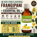 Frangipani Essential Oil Plumeria Alba Pure Natural Floral Aromatherapy Skin Hair Care Oil