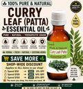 Curry Leaf Essential Oil Pure Natural Hair Growth Aromatherapy Skin Care Herbal Oil