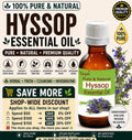 Hyssop Essential Oil Pure Natural Aromatherapy Skin Care Relaxation Herbal Wellness Use Bangota