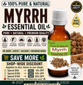 Myrrh Essential Oil Pure Natural Commiphora Myrrha Spiritual Aromatherapy Skincare Massage Diffuser Use