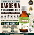 Gardenia Essential Oil Pure Natural Floral Aromatherapy Diffuser Massage DIY Fragrance Oil