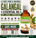 Galangal Essential Oil Pure Natural Alpinia Galanga Aromatherapy Massage Wellness