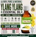 Ylang Ylang Essential Oil Pure Natural Cananga odorata Floral Aromatherapy Skin Hair Diffuser