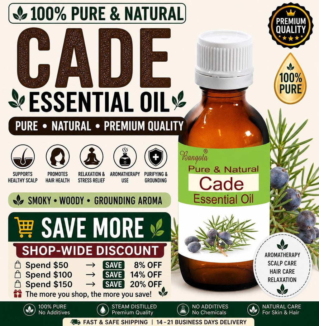 Cade Essential Oil Pure Natural Juniperus Oxycedrus Aromatherapy Scalp Care Relaxation