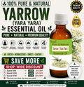 Yarrow Essential Oil Pure Natural Aromatherapy Skin Care Massage Relaxation Wellness