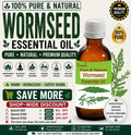 Wormseed Essential Oil Pure Natural Chenopodium Ambrosioides Aromatherapy Diffuser Massage Wellness Care