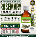 Rosemary Essential Oil Pure Rosmarinus Officinalis Natural Hair Growth Scalp Care Aromatherapy