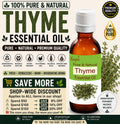 Thyme Essential Oil Pure Natural Aromatherapy by Bangota