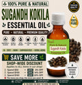 Sugandh Kokila Essential Oil Pure Natural Cinnamomum Glaucescens Aromatherapy Perfumery