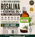 Rosalina Essential Oil Pure Natural Melaleuca Ericifolia Aromatherapy Skincare Massage Diffuser Wellness Blend