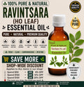Ravintsara Essential Oil Pure Natural Ho Leaf Cinnamomum Camphora Aromatherapy Massage Diffuser Wellness Blend